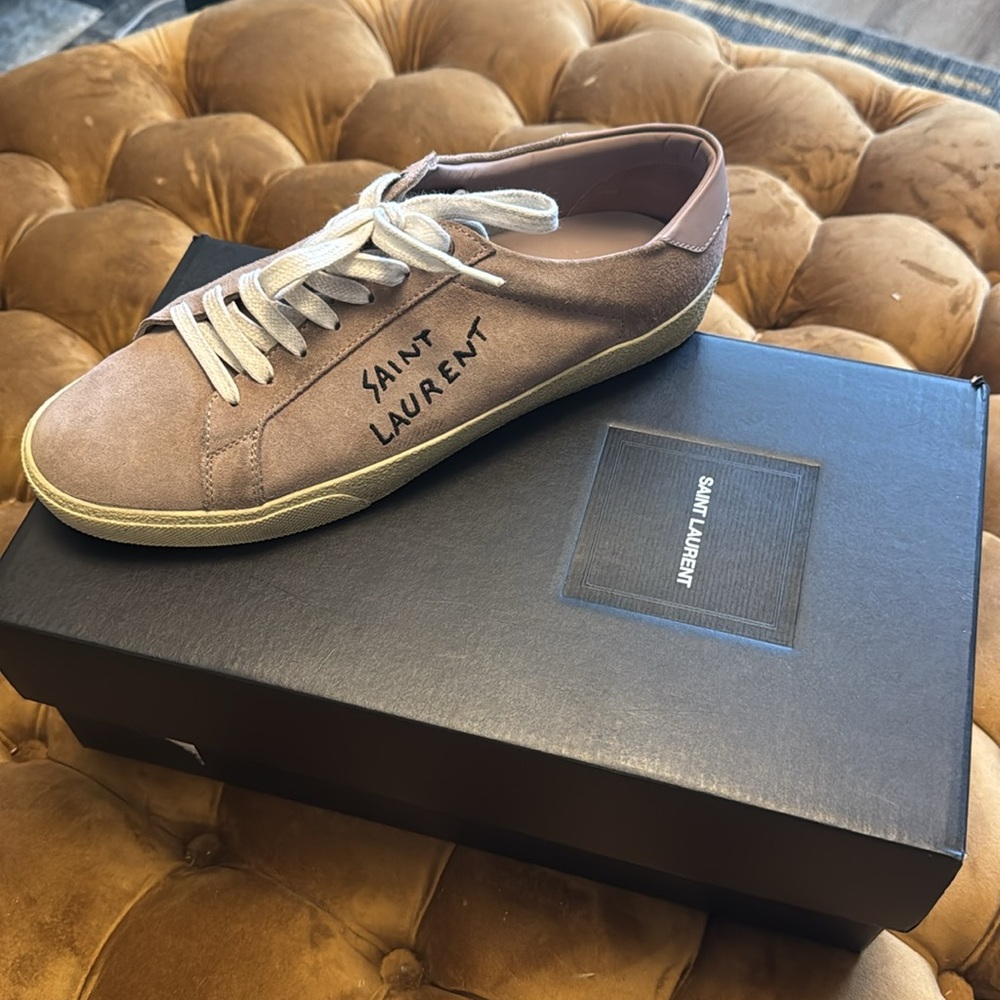 Saint Laurent Beige Sneakers - Picture 2 of 3